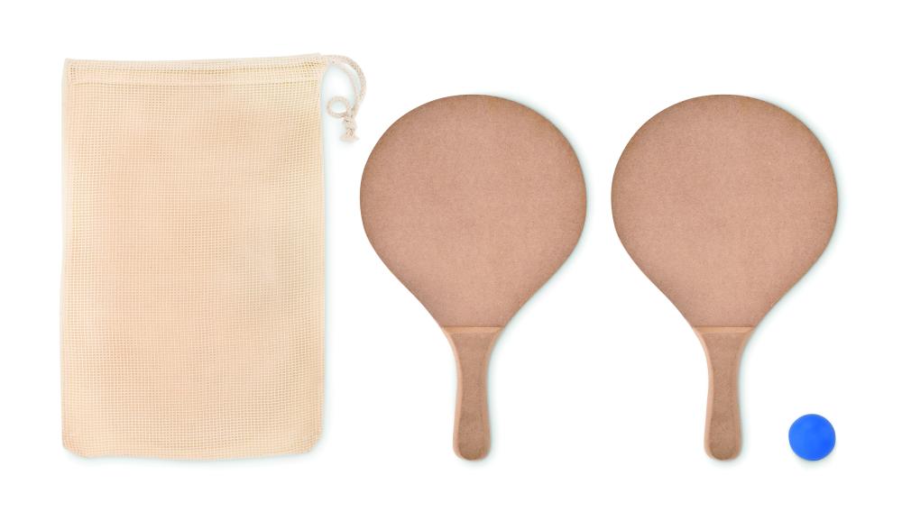 Juego de tenis de playa