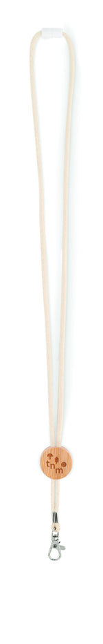 Lanyard algodón con mosquetón