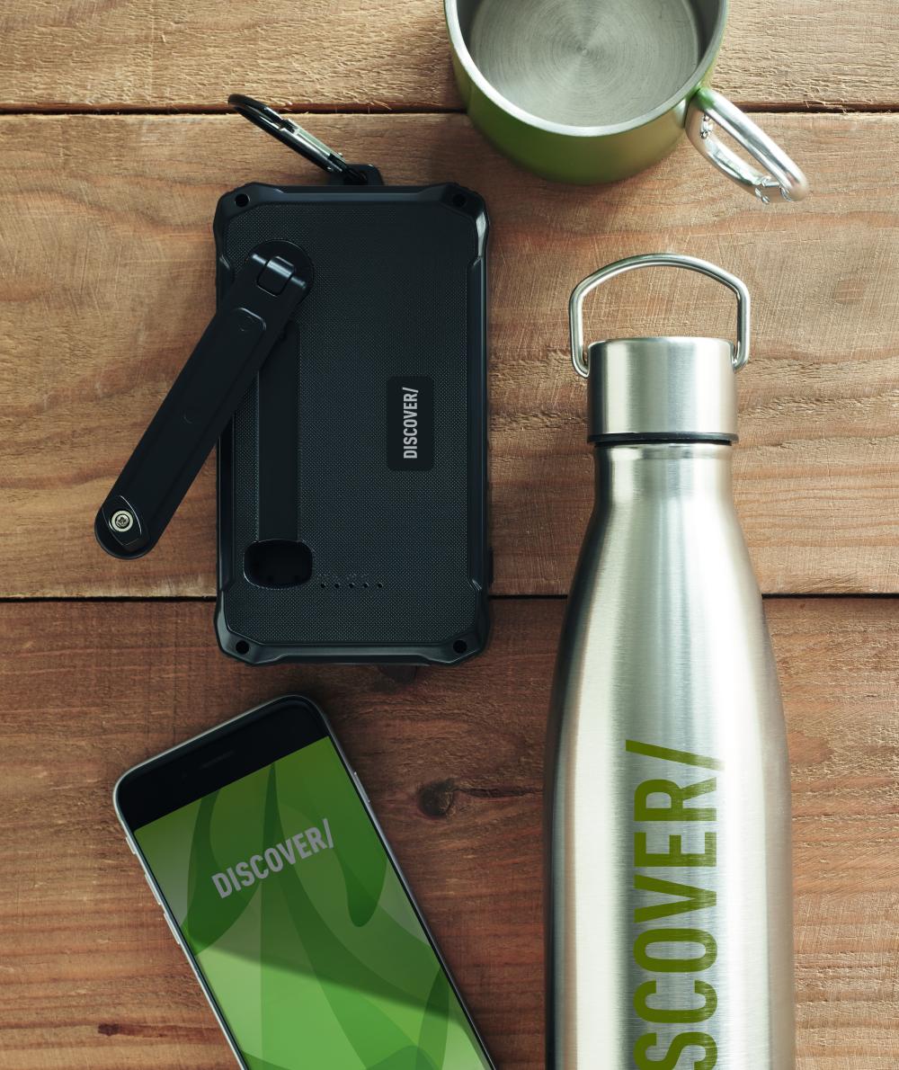 Cargador solar dinamo 8000 mAh