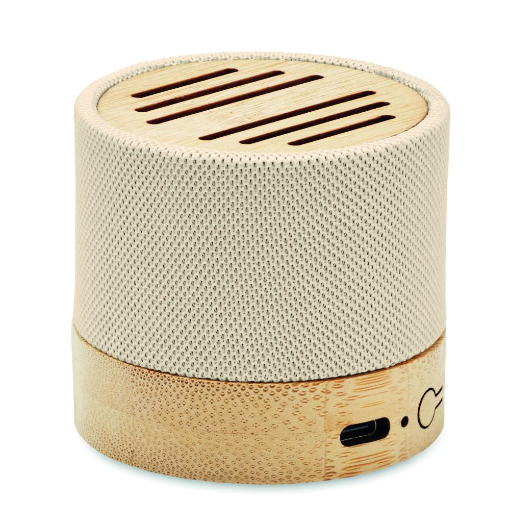 Altavoz inalámbrico RPET bambú