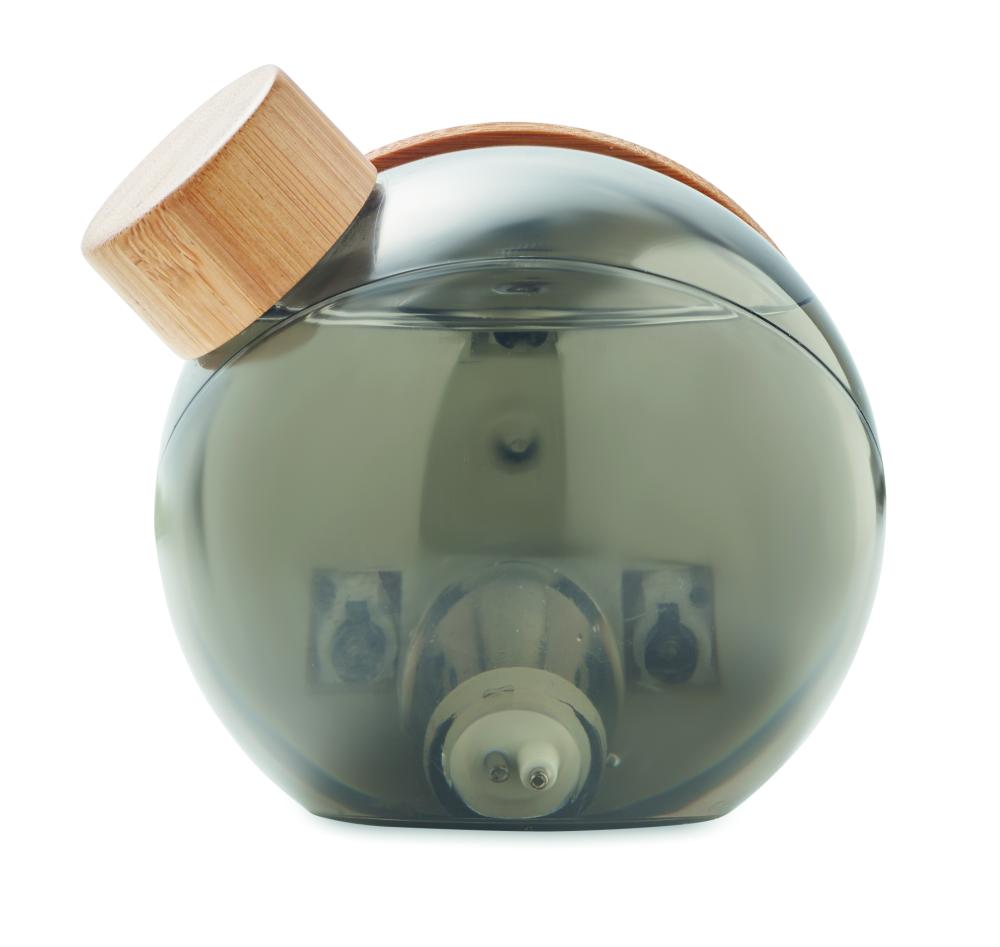 Reloj LCD de bambú por agua