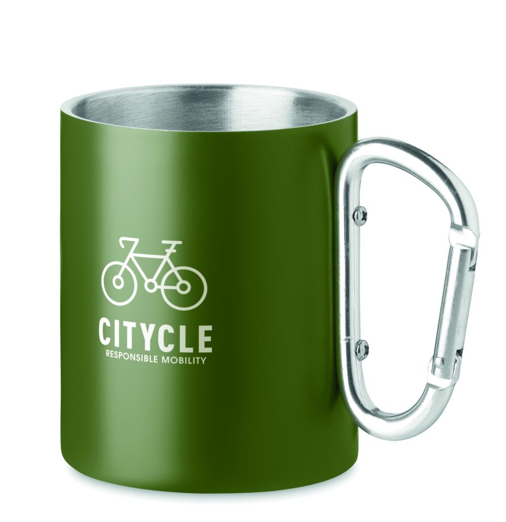 Taza metálica doble 300 ml