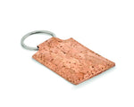 Llavero rectangular de corcho