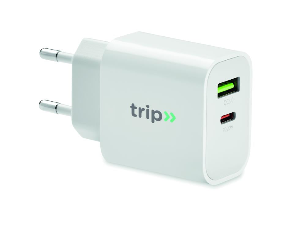 Cargador USB de 18W 2 puertos