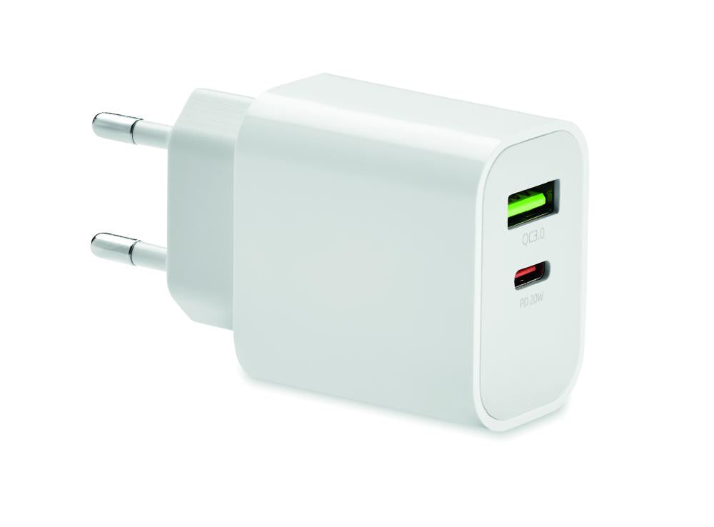 Cargador USB de 18W 2 puertos