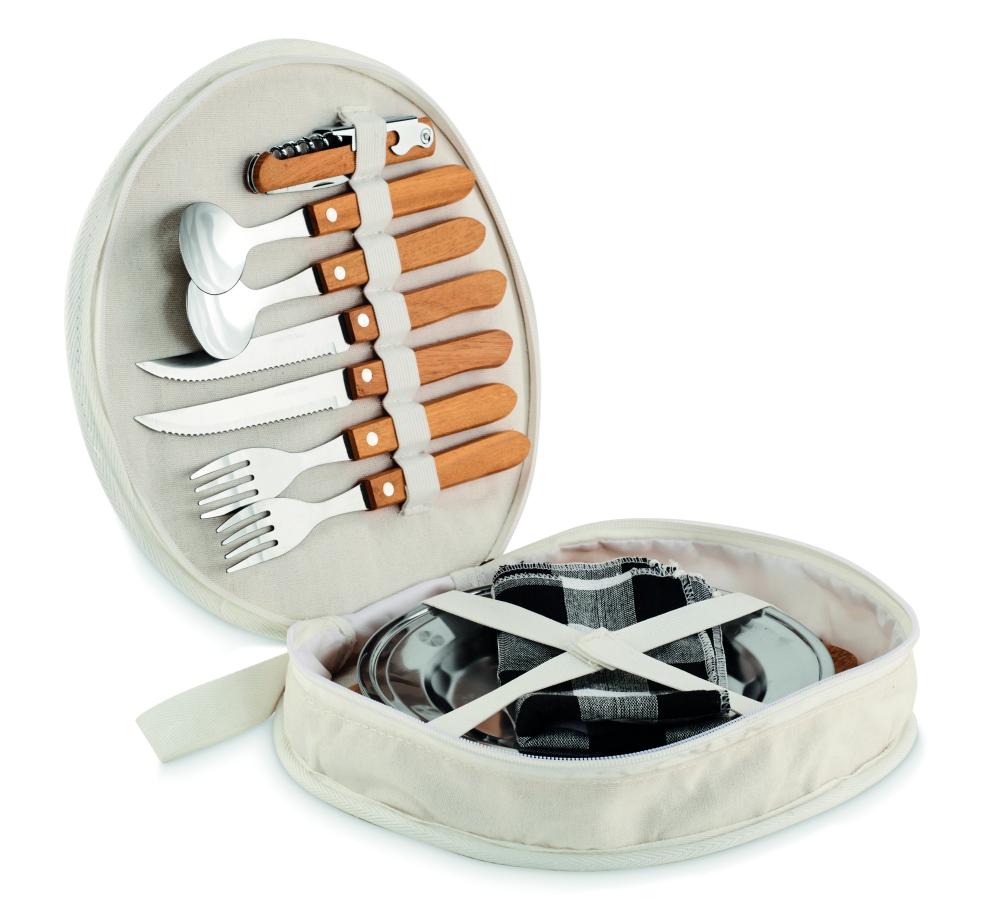 Set picnic 2 personas en bolsa