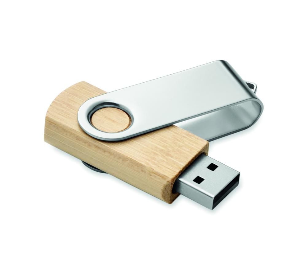 USB de bambú Techmate 16GB