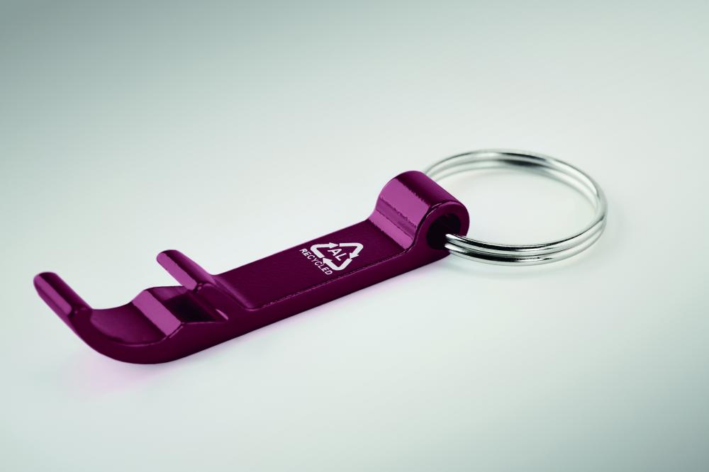Llavero de aluminio reciclado