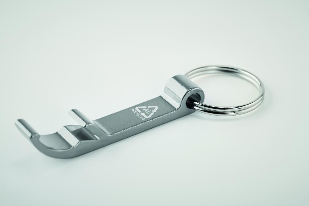 Llavero de aluminio reciclado
