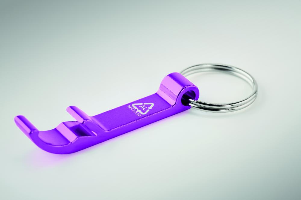 Llavero de aluminio reciclado