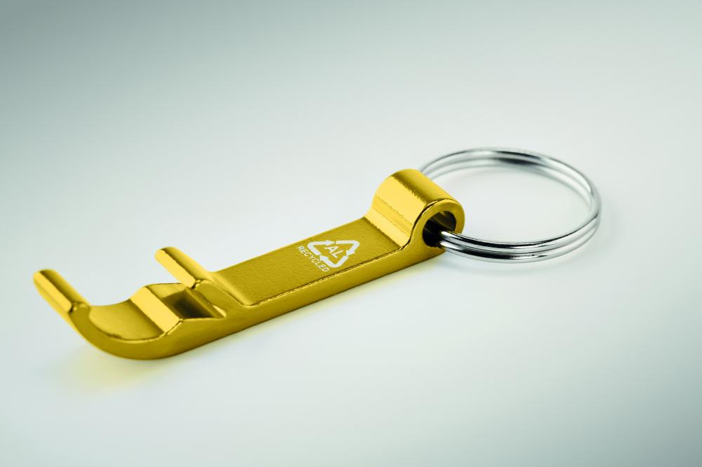 Llavero de aluminio reciclado