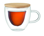 Taza de vidrio de borosilicato