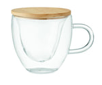 Taza de vidrio de borosilicato