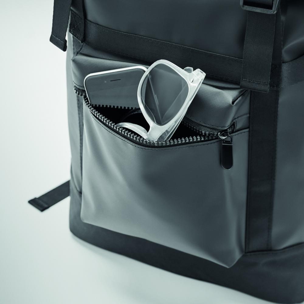 Mochila roll top de lona 50C