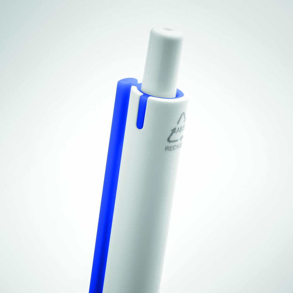 Bolígrafo pulsador ABS reciclad