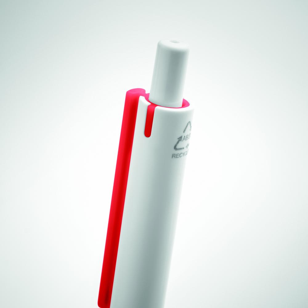 Bolígrafo pulsador ABS reciclad