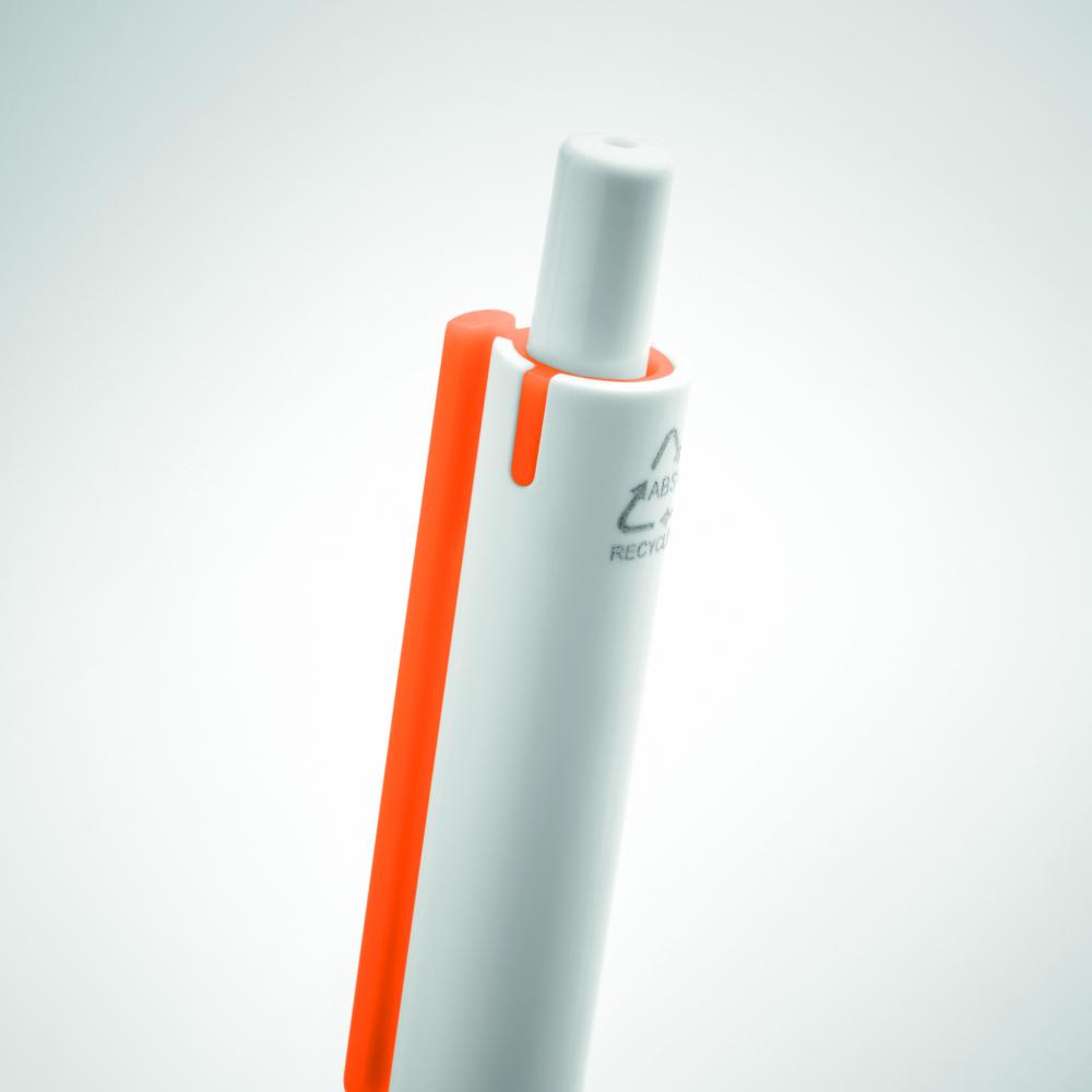 Bolígrafo pulsador ABS reciclad