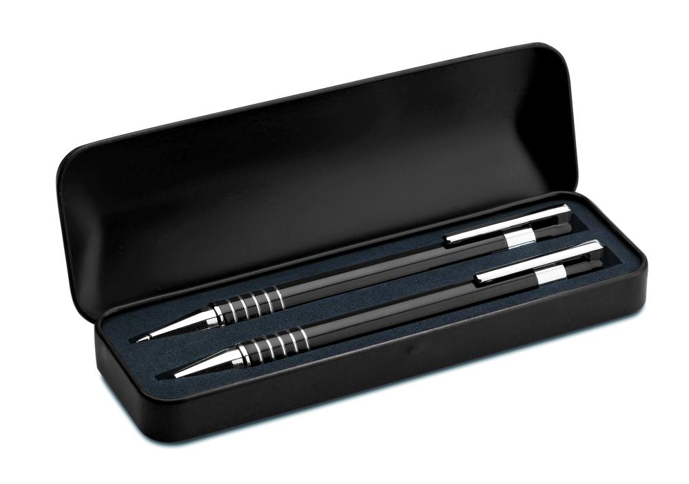 Set de bolígrafos en caja