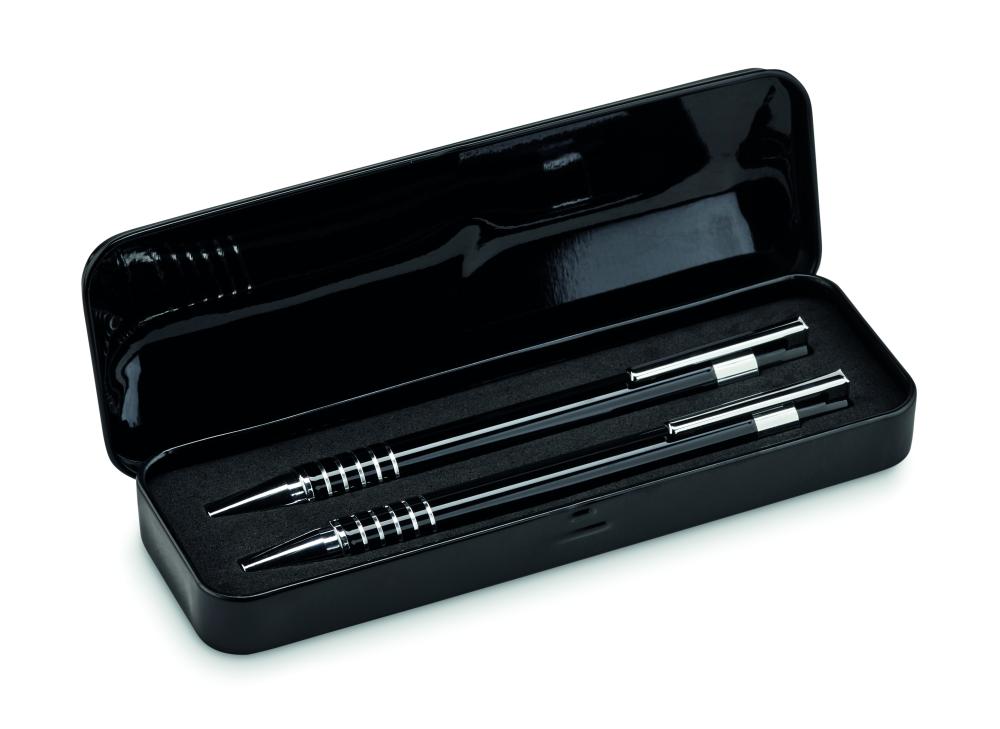 Set de bolígrafos en caja