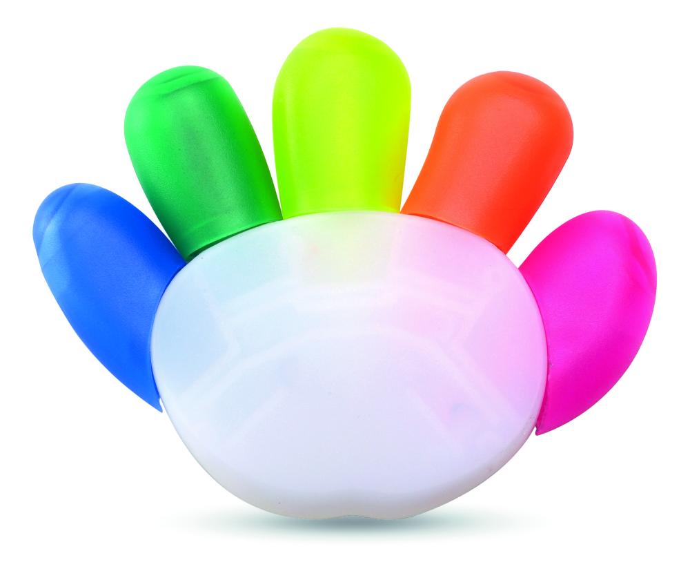 Marcadores 5 colores