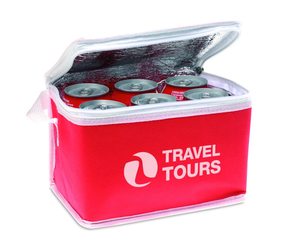Nevera non woven para 6 latas