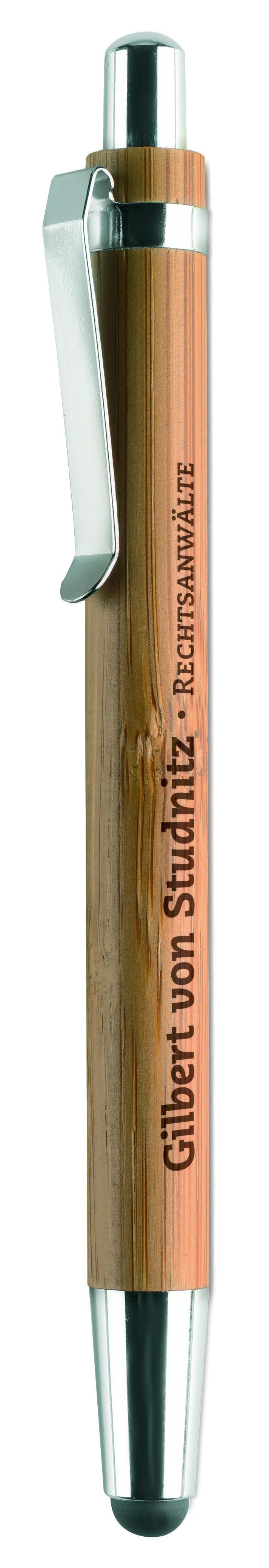 Bolígrafo de bambú punta suave