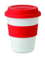 Vaso PP con tapa de silicona