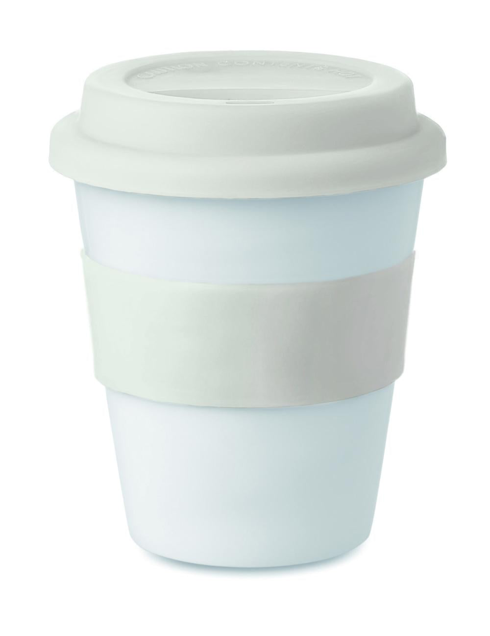 Vaso PP con tapa de silicona
