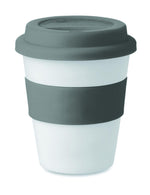Vaso PP con tapa de silicona