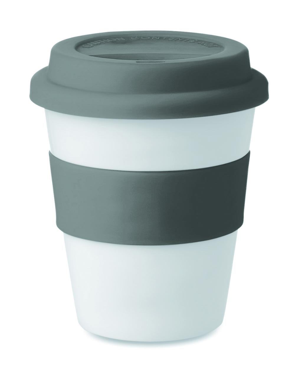 Vaso PP con tapa de silicona
