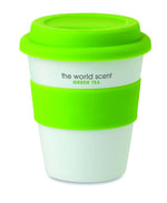 Vaso PP con tapa de silicona