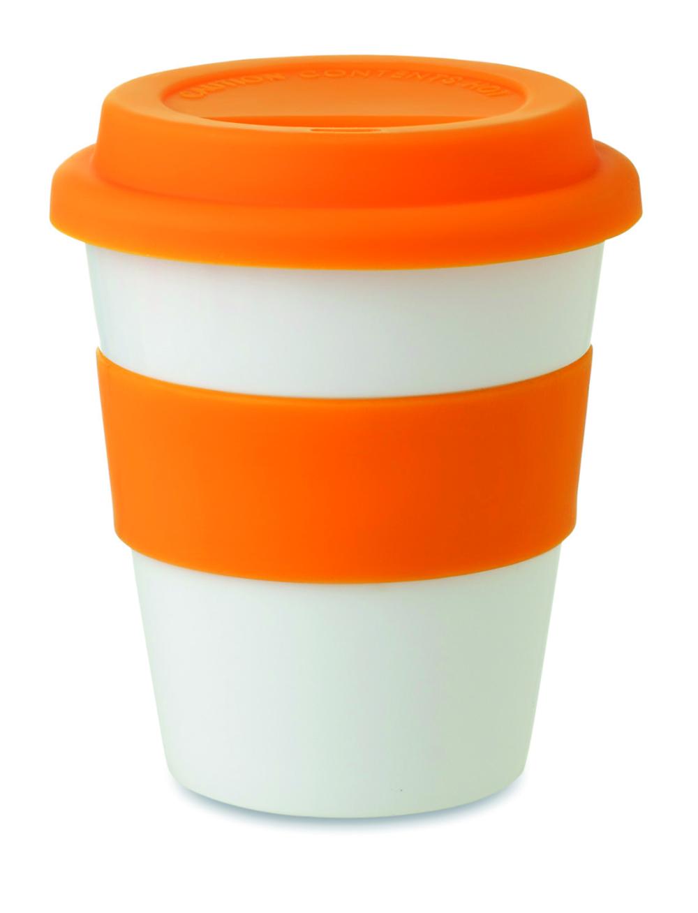 Vaso PP con tapa de silicona