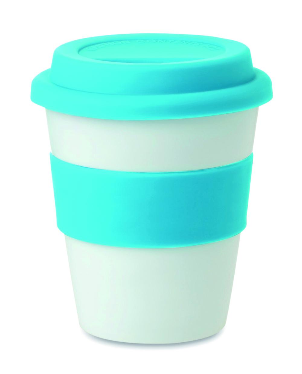 Vaso PP con tapa de silicona