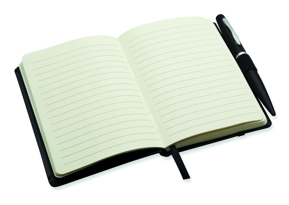 Libreta A6 con bolígrafo