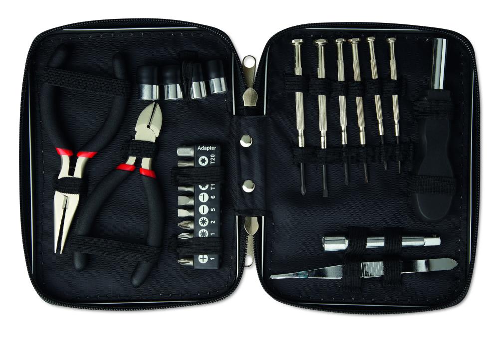 Tool set in aluminium case