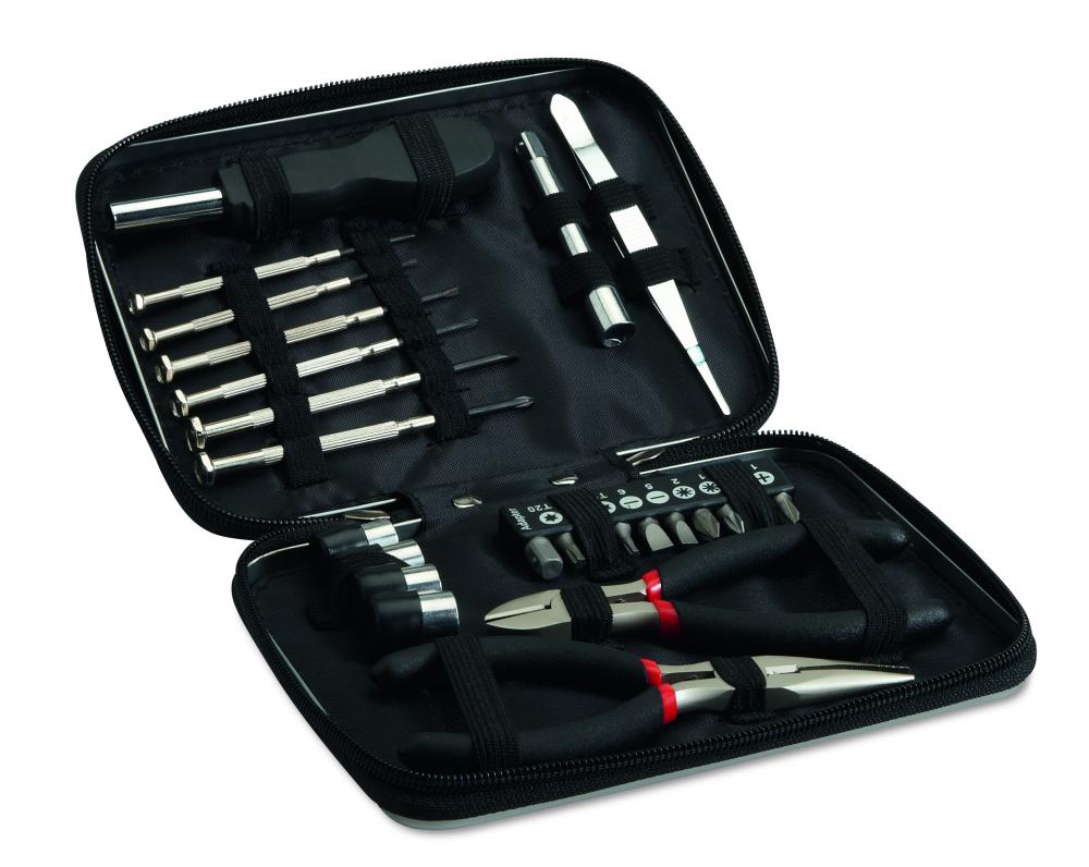 Tool set in aluminium case