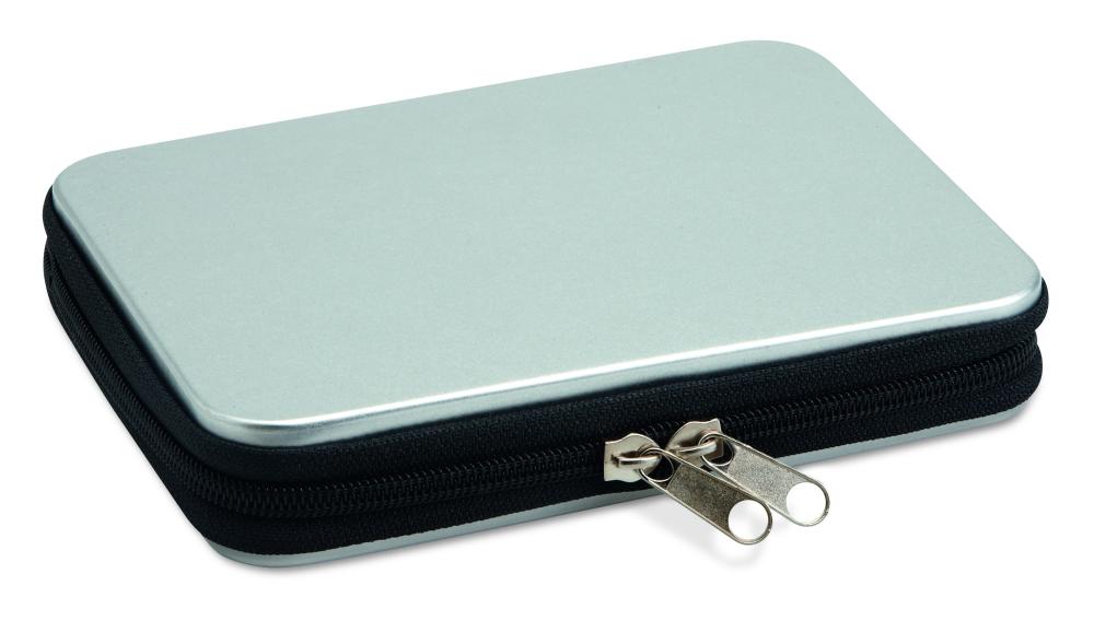 Tool set in aluminium case