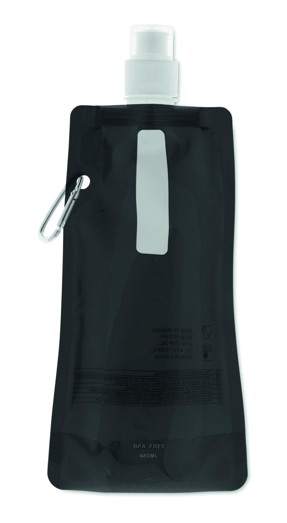 Botella de agua plegable