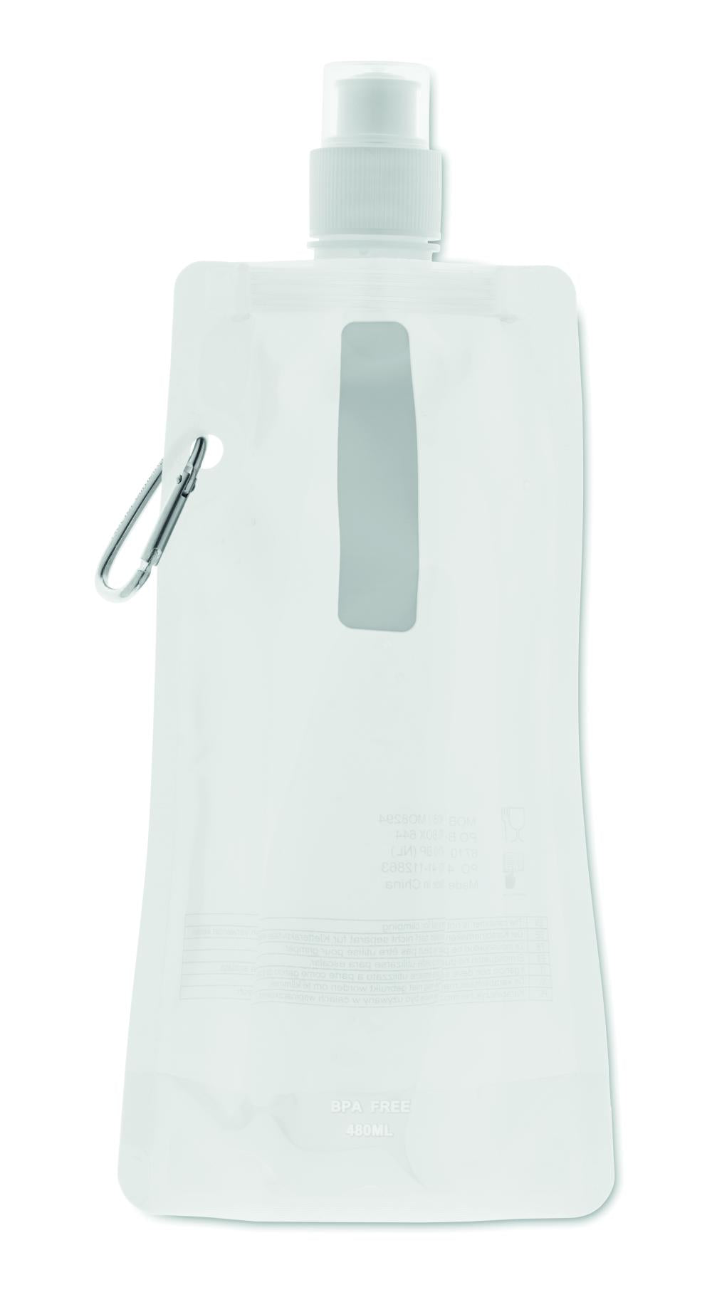 Botella de agua plegable