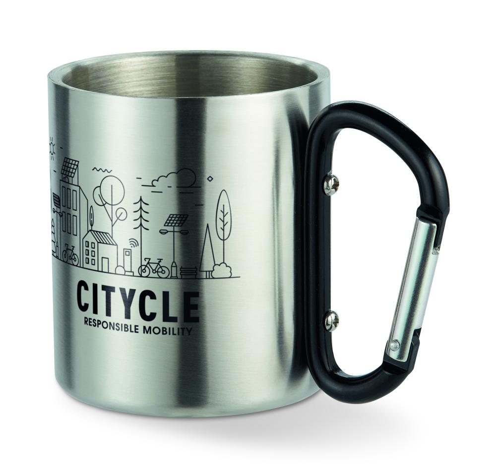 Taza con asa mosquetón