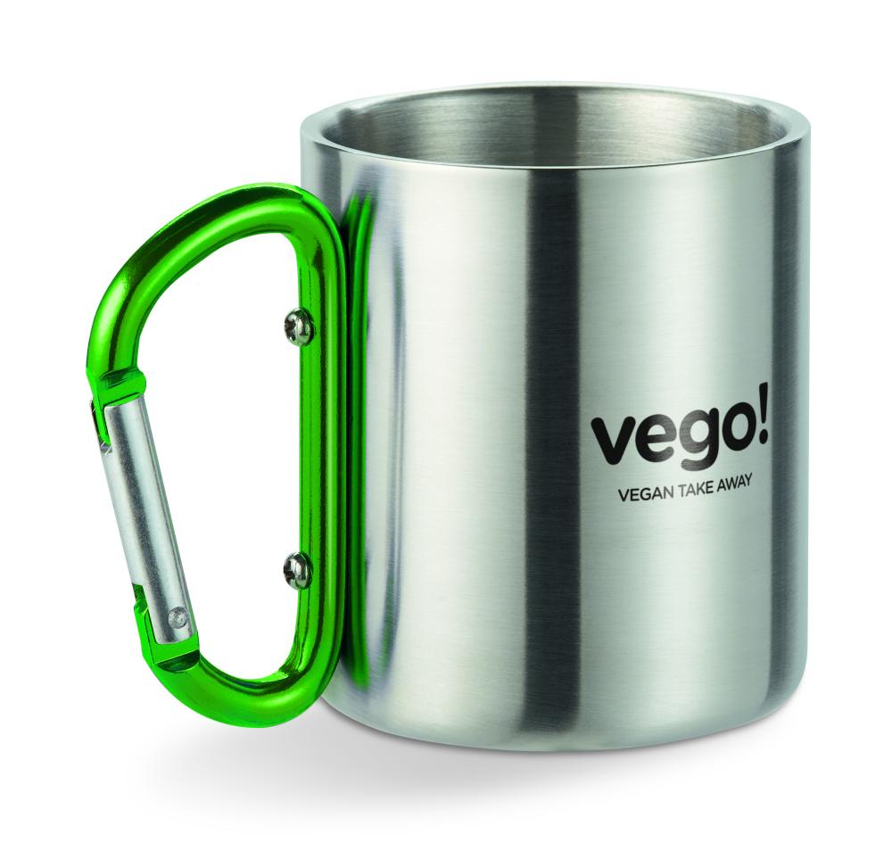 Taza con asa mosquetón