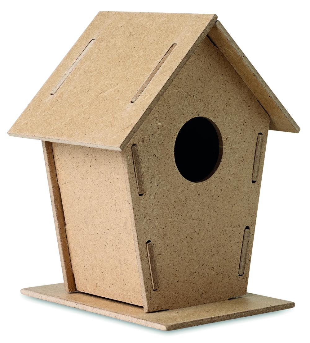 Caseta aglomerado para pájaros