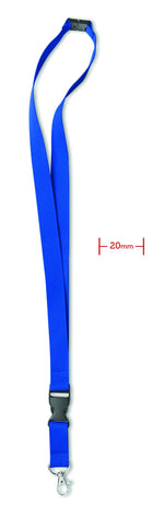 Lanyard con gancho metal 20 mm