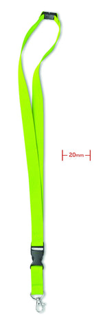 Lanyard con gancho metal 20 mm