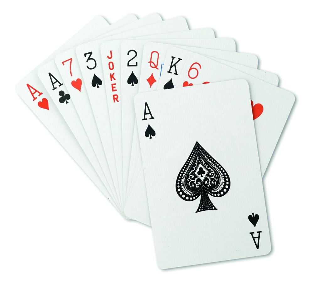 Juego de cartas en caja