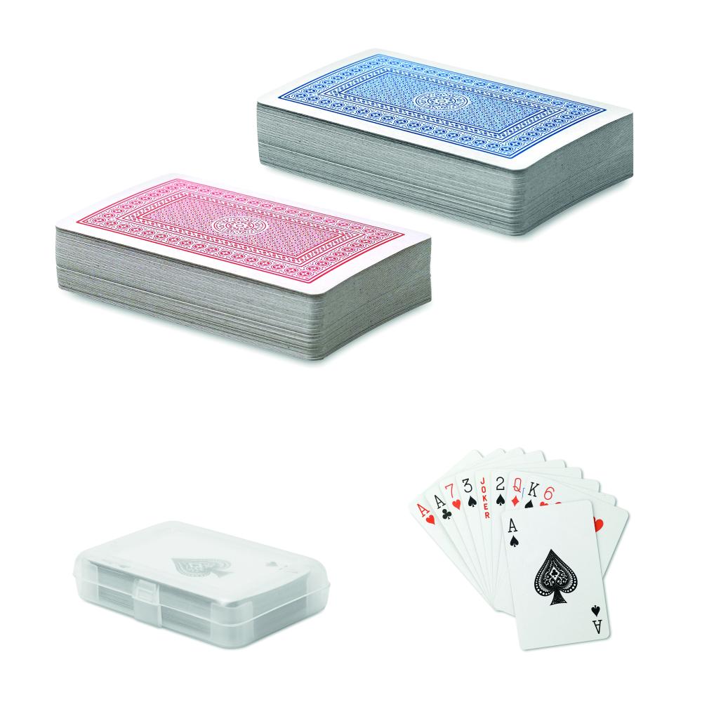 Juego de cartas en caja