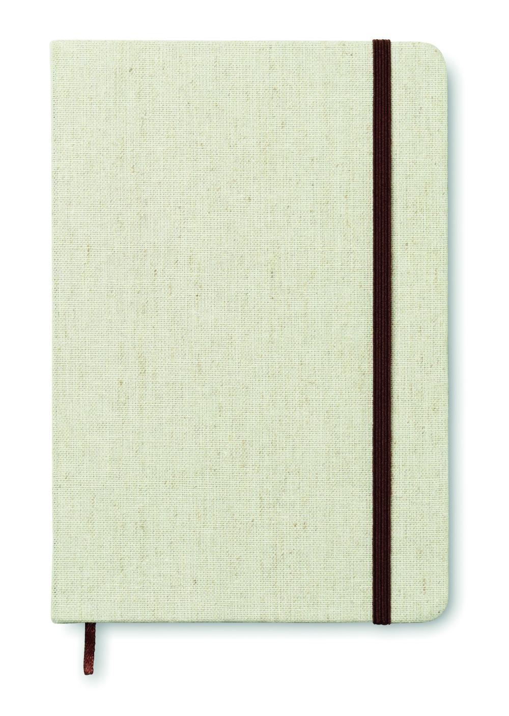 Cuaderno A5 con tapa de canvas