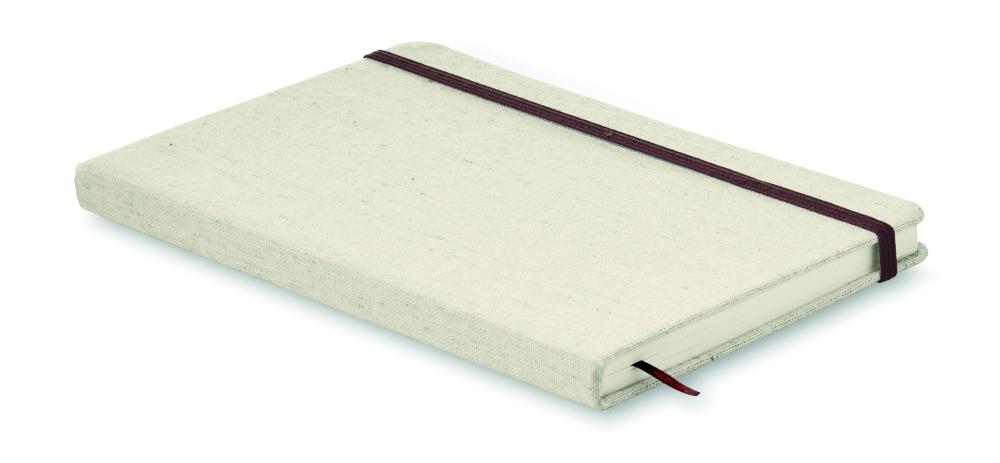 Cuaderno A5 con tapa de canvas
