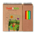Set de lápices y cuaderno