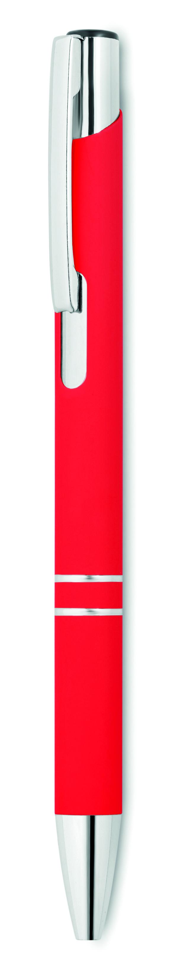 Bolígrafo con acabado caucho